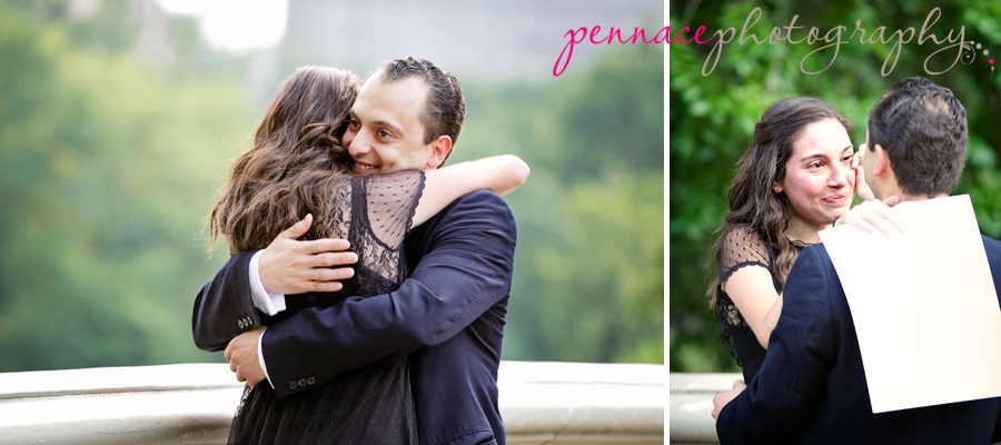 Central Park marriage proposal