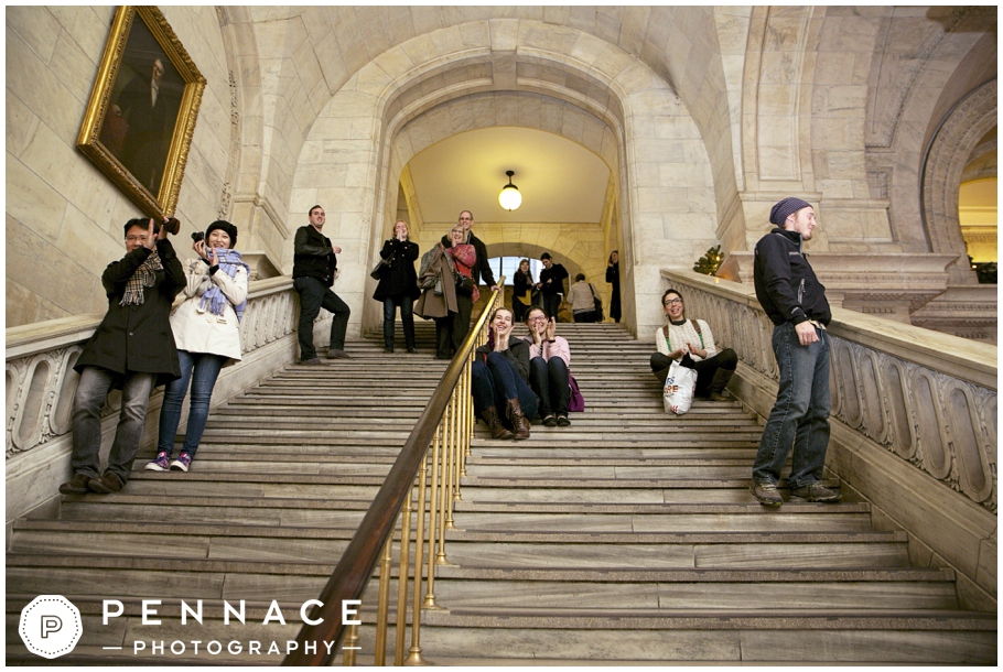 New York Public Library Surprise Engagement